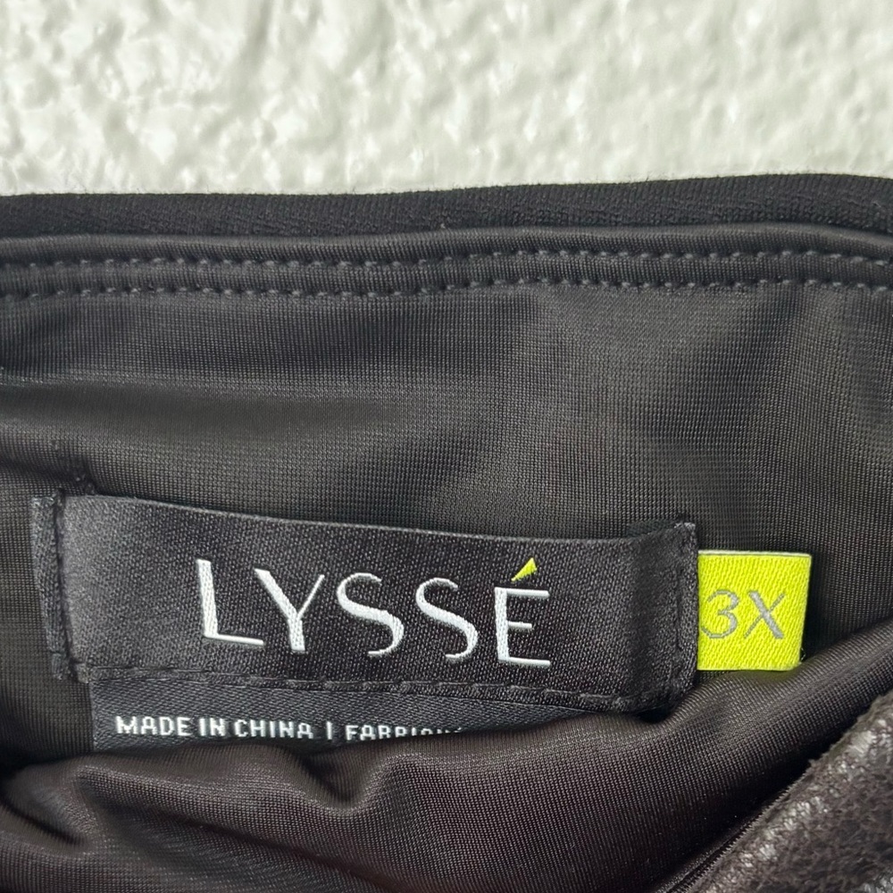 Lysse Black Faux-Leather Leggings - Picture 3 of 4